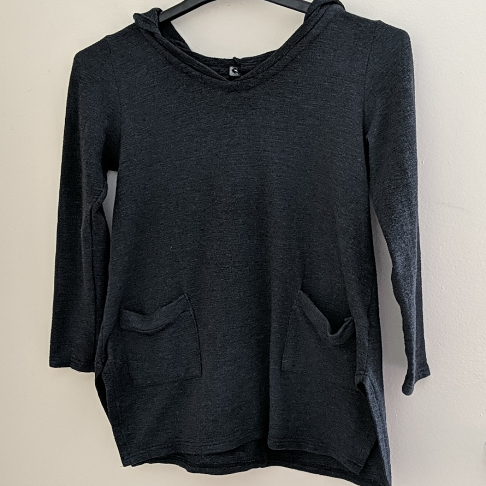 Yak n Yeti hooded sweatshirt dark grey size M